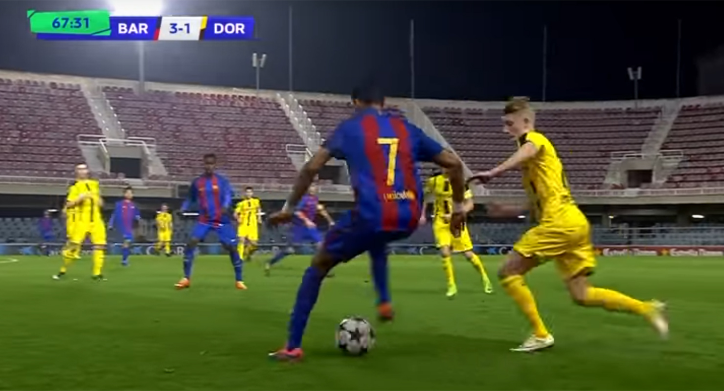‘Messi mới’ dẫn bóng ghi bàn đẹp ngỡ ngàng